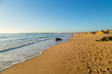 Fototapeta na wymiar Beautiful beach near Portimao