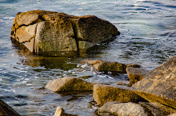 Côte océan atlantique en bretagne