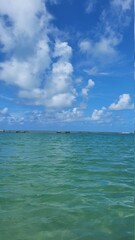 Fototapeta premium blue sky and sea