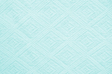 Abstrakter Hintergrund Muster Stoff in blau und türkis