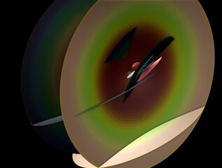 Imaginatory fractal background generated Image