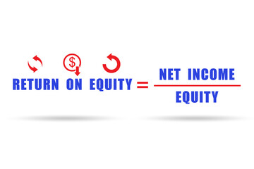 Financial concept of return on equity