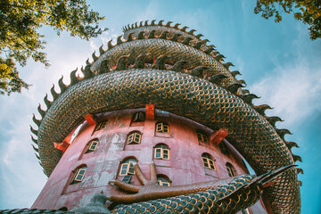 Dragon temple Wat Samphran in Nakhon Pathom, Thailand