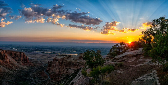 Sunrise in Colorado National Monument