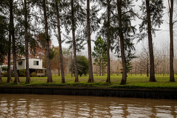 Obraz premium Delta del Paraná, Tigre, provincia de Buenos Aires, Argentina.