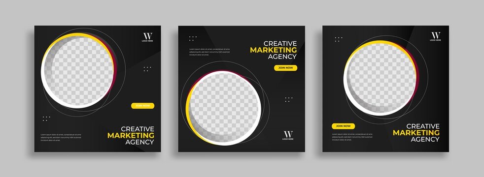 Creative Business marketing social media post template