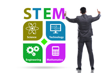 Business people in STEM education concept