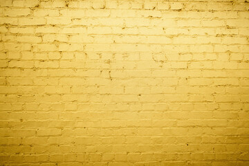 Close up of a yellow brick wall background