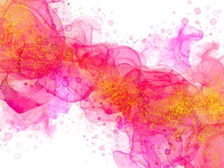 幻想的なインクアートの背景素材