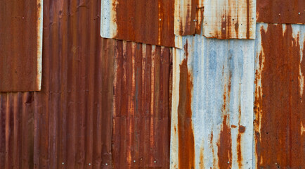 metal texture with scratch and crack, rust wall