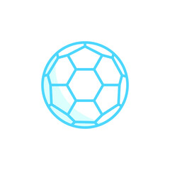 Naklejka premium Illustration Vector Graphic of Soccer Ball icon