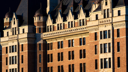 Architectural elements of a building in Victoria, Vancouver Island, BC Canada