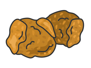 唐揚げのイラスト