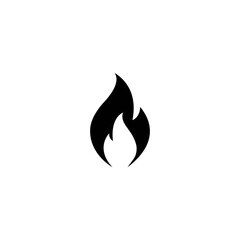 fire flat icon vector illustration