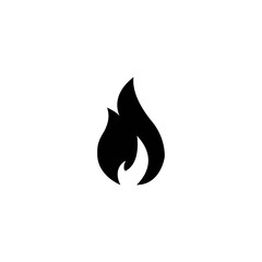 fire flat icon vector illustration