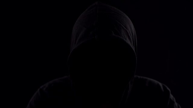 Hacker Using Laptop Computer Hacking
