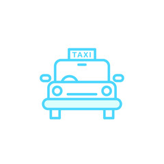 Illustration Vector graphic of taxi icon. Fit for transport, vehicle, service, private etc.