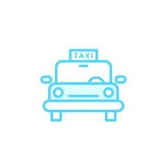 Illustration Vector graphic of taxi icon. Fit for transport, vehicle, service, private etc.