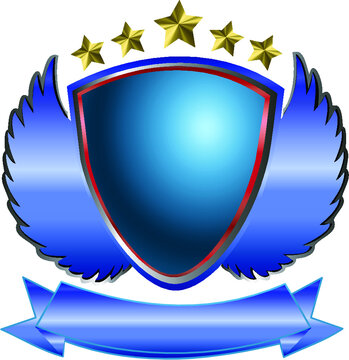 escudo azul