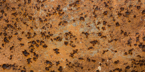 Grunge rusted metal texture, rust, and oxidized metal background. Old metal iron panel
