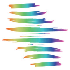 Colorful Brushes Chinese. Watercolor Isolated. Grungy Distress. Colorful Stroke Japanese. Ink Splatter. Brushstroke Square. Grungy Splatter. Set Japanese. Stroke Distress.