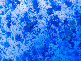 Blue Abstract Artwork. Azure Watercolor Ink. Navy Grunge Stain. Cobalt Texture Flow. Paint Artwork. Design Fluid. Art Fluid. Splash Geometric.