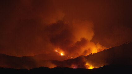 Getty Fire Los Angeles California Wildfire