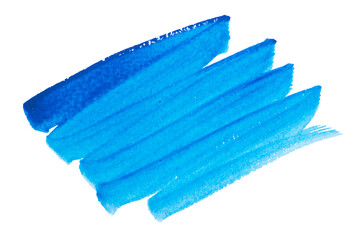 Blue paint brush for textures and backgrounds