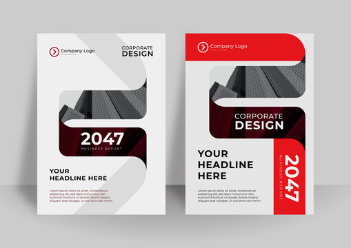 Annual report brochure flyer design template vector, Leaflet cover presentation, book cover templates