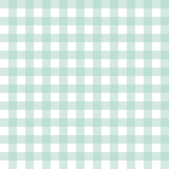 Seamless Tiling checkered Pattern. Pastel green color sweetly. Illustration flat art design. Vector EPS10.