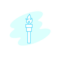 Illustration Vector Graphic of Torch icon