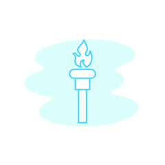 Illustration Vector Graphic of Torch icon