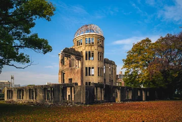 Fotobehang Genbaku Dome of Hiroshima Peace Memorial at hiroshima in japan © Richie Chan