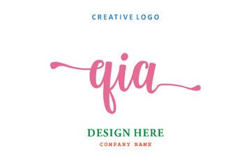 QIA lettering logo is simple, easy to understand and authoritative