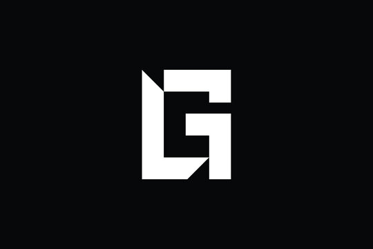 GL logo letter design on luxury background. LG logo monogram initials letter concept. GL icon logo design. LG elegant and Professional letter icon design on black background. G L LG GL