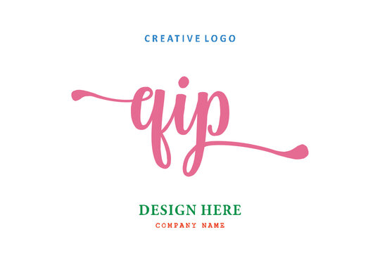 QIP lettering logo is simple, easy to understand and authoritative
