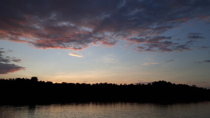 Fototapeta na wymiar Latin American sunset (the best sky)