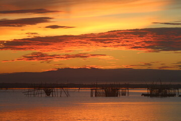 Obraz premium sunset over the sea