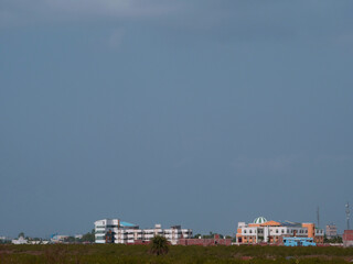Fototapeta premium Industrial background image with sky view.