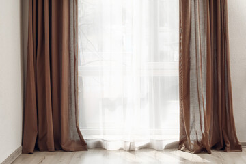 Light curtains in empty room