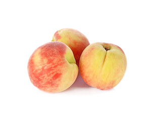 Fototapeta na wymiar peach isolated on white background.