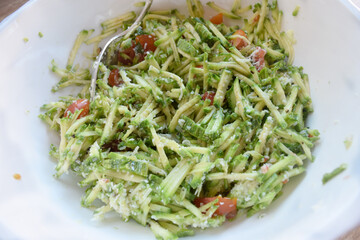 zucchini and tomatoes salad
