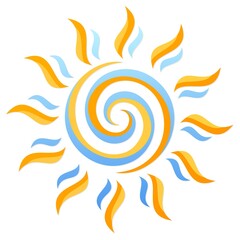 Symbol of the bright summer sun.