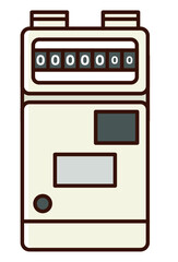 Gas microcomputer meter