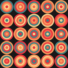 Abstract Geometric Pattern generative computational art illustration
