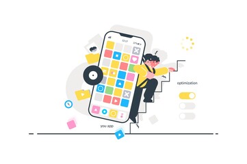 Heavy modern smartphone