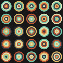 Abstract Geometric Pattern generative computational art illustration