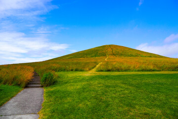 モエレ沼公園のモエレ山 北海道観光 日本