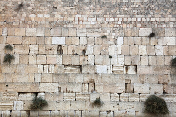 The Wailing Wall in Jerusalem. Israel