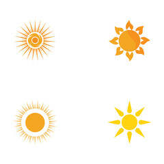 Sun Vector illustration Icon Logo Template design